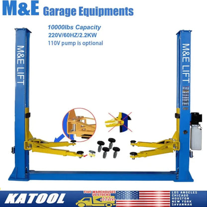 Katool KT-H105 10,000 lb 2 Post car Lift