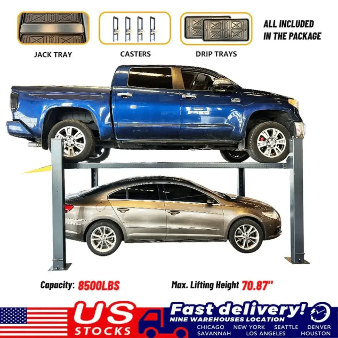 Katool KT-4H850 4 Post 8,500lb Heavy Duty Car Lift