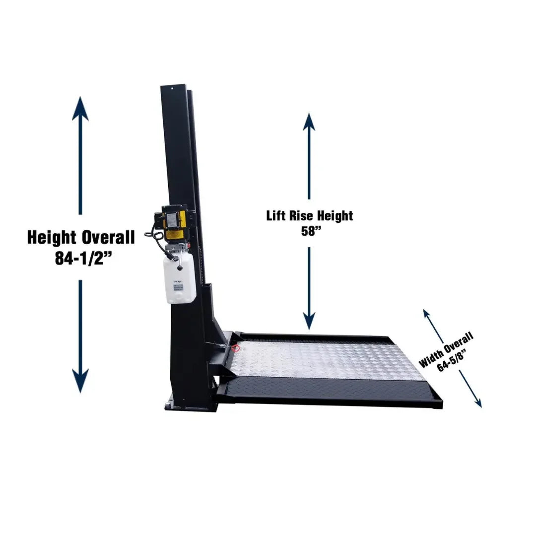 Tuxedo SC-2K 2,000lb Single Column Lawnmower Storage Lift