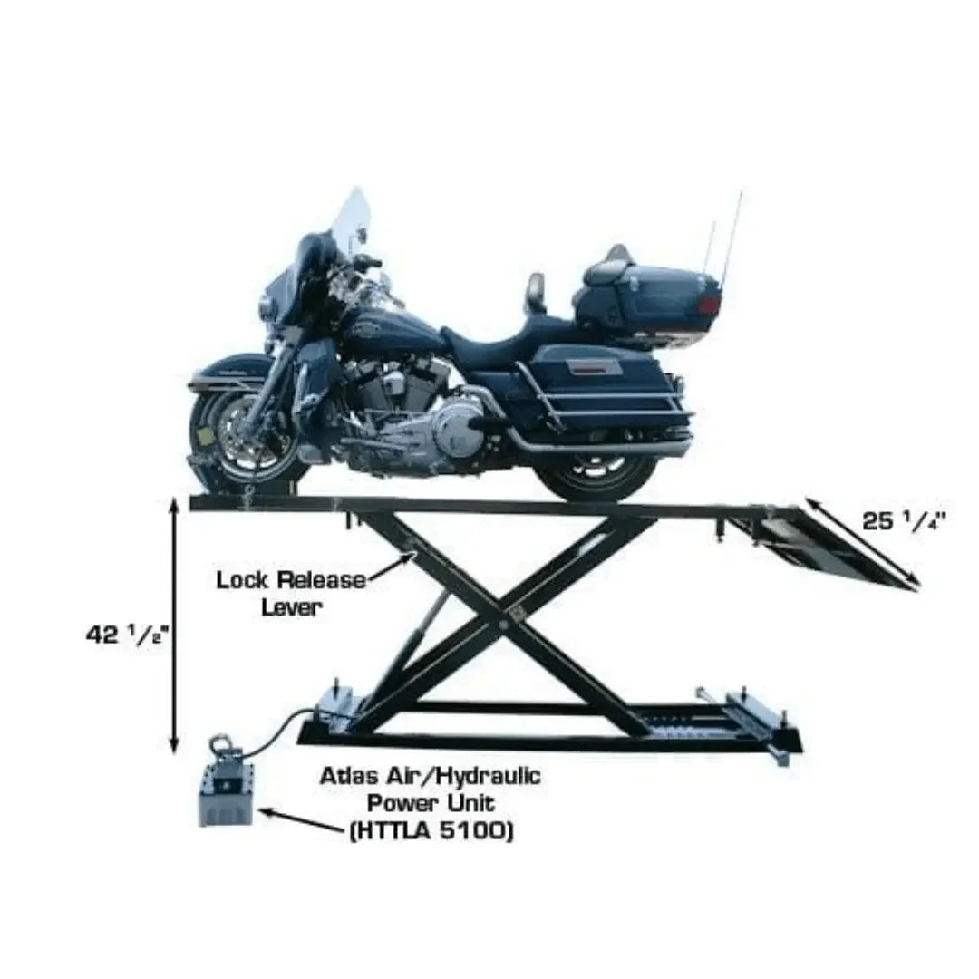 Atlas HI-RISE 1500 Motorcycle/ATV Lift 1,500 lb Capacity