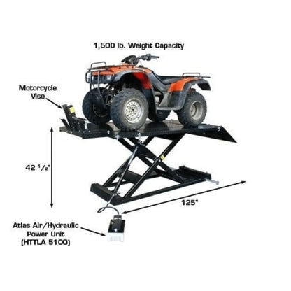 Atlas HI-RISE 1500 Motorcycle/ATV Lift 1,500 lb Capacity