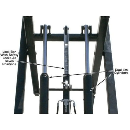 Atlas 6MR Portable Mid-Rise Scissor Lift 6,000 lb Capacity