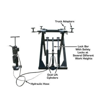 Atlas 6MR Portable Mid-Rise Scissor Lift 6,000 lb Capacity