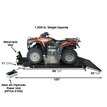 Atlas HI-RISE 1500 Motorcycle/ATV Lift 1,500 lb Capacity