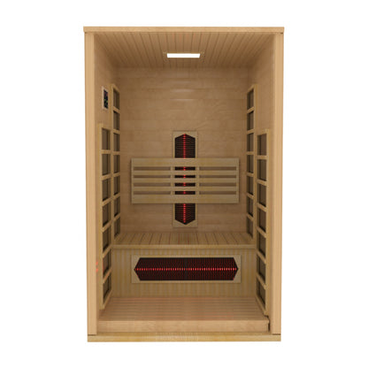 ***New 2026 Model*** Dynamic Gracia 1-2-Person Full Spectrum Near Zero EMF FAR IR Sauna (DYN-6119-03 FS)