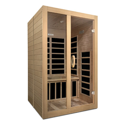 Dynamic "Santiago" 2 Person Low EMF FAR IR Sauna (DYN-6209-01)