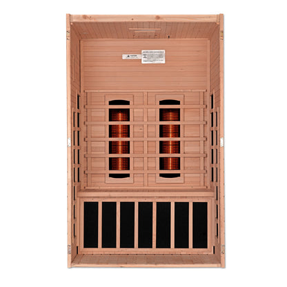Dynamic "Santiago" 2 Person Full Spectrum IR Sauna (DYN-6209-03 FS)