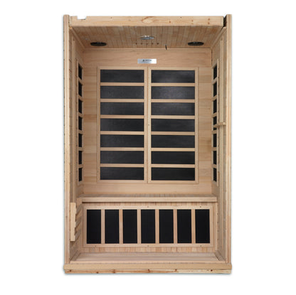 Dynamic "Venice" 2 Person Low EMF FAR IR Sauna (DYN-6210-01)