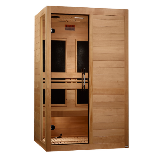 ***New 2026 Model*** Dynamic "Lucca" 2 Person Low EMF FAR IR Sauna (DYN-6215-05)