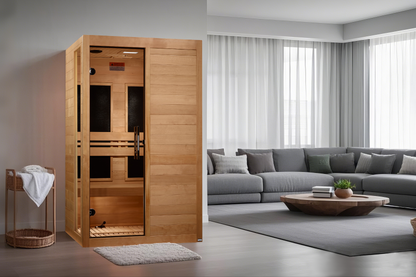 ***New 2026 Model*** Dynamic "Lucca" 2 Person Ultra Low EMF FAR IR Sauna (DYN-6215-05 Elite)