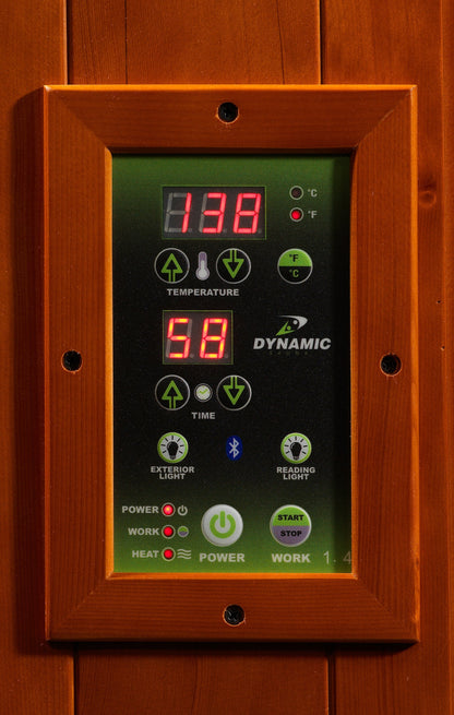 Dynamic "Avila" 1-2 Person Ultra Low EMF FAR IR Sauna (DYN-6103-01 Elite)