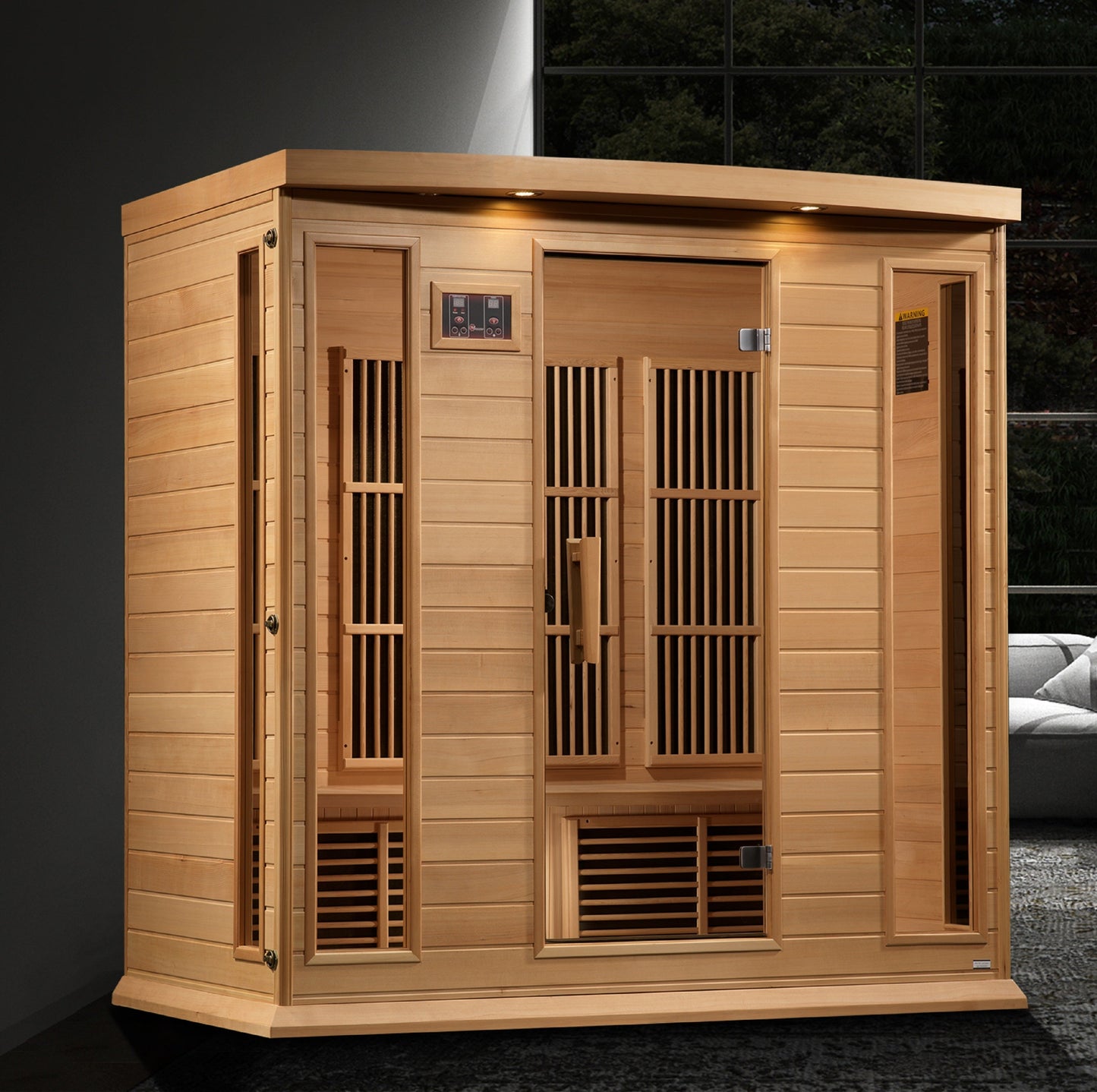Maxxus 4 Person Low EMF FAR IR Sauna (MX-K406-01)