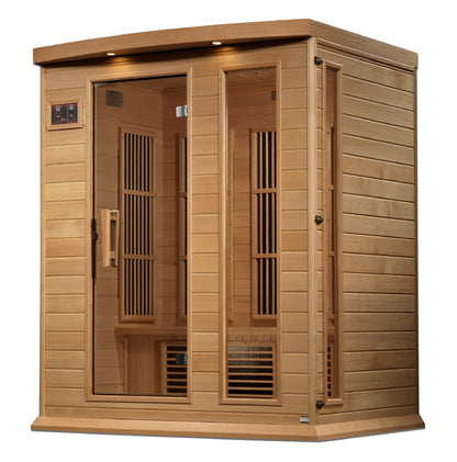 Maxxus 3 Person Low EMF FAR IR Sauna (MX-K306-01)