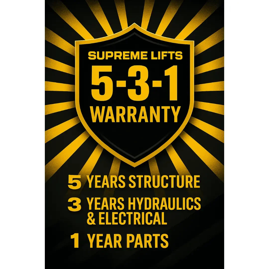 Supreme SP-10FP 10,000 lb Floor Plate 2 Post Car Lift